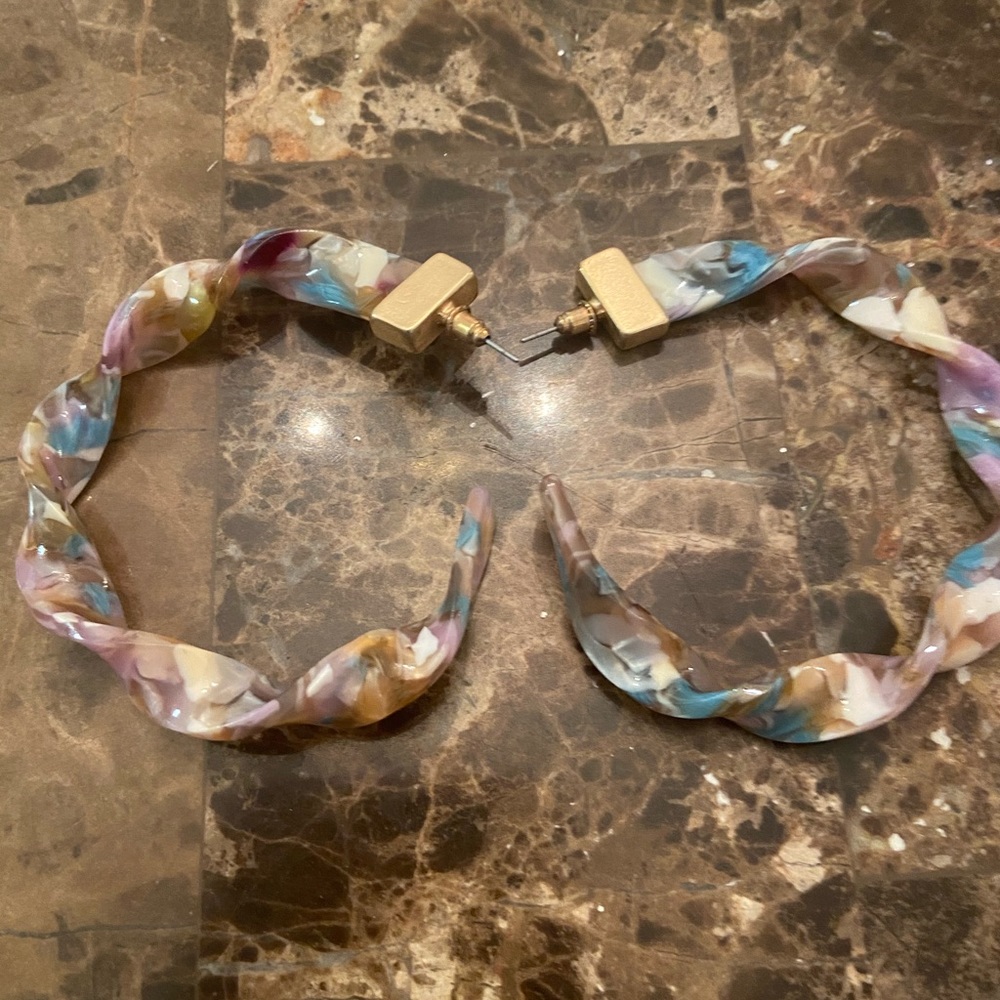 Pretty Floral Hoops